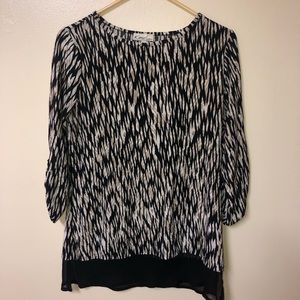 Kim Rogers 3/4 sleeve Top